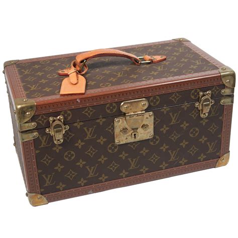 louis vuitton vintage monogram cosmetic travel train case|LOUIS VUITTON Monogram Beauty Train Case .